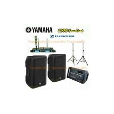 YAMAHA power mixer dan speaker