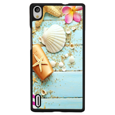 Y & M Cell Phone Case untuk Huawei Ascend P7 Bagus Conch Pola (Multicolor)-Intl