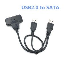 YBC USB2.0/3.0 HDD 7 + 15 Pin SATA 2.5 Inch Perangkat Keras Kabel Konverter Adaptor untuk SSD SATA/HDD -Intl