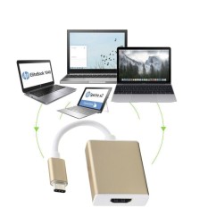 Year fushi USB-C Type C USB 3.1 Male to HDMI 1080P HDTV Adapter CableforMacbook Laptop - intl