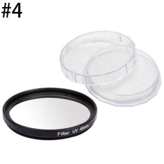 Yika 37-77 Mm Sinar UV Ultra Violet Filter Pelindung Lensa untuk Kamera Canon DSLR/SLR/DC/DV (Ukuran: 46 Mm)