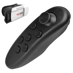 Yika Google Cardboard 2nd Gen Kotak Vr Virtual Reality 3D Kacamata dengan Pengendali Jarak Jauh (Hitam) (Intl)