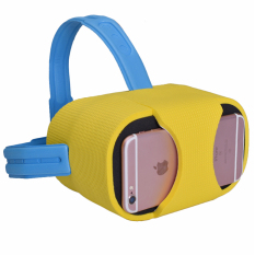 Yika Teknologi Tinggi 3D VR Kaca Realitas Virtual untuk Android iPhone (Kuning)