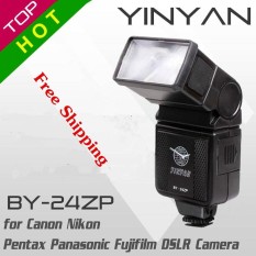 Yinyan BY-24ZP Universal Sepatu Panas Lampu Flash Speedlight Speedlite untuk DSLR Kamera Gratis Pengiriman-Intl