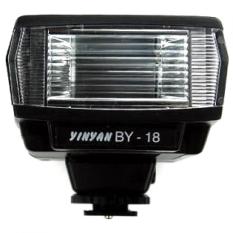 Yinyan Mini Flash Kamera 5600K Untuk DSLR Canon Nikon - BY-18 - Black