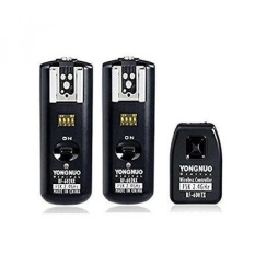Yongnuo RF-602 2.4 GHz 100 M Flash Remote Nirkabel Transmitter dengan 2 Penerima untuk CANON PowerShot 650D. 600D300D. 1D/1DS. EO0S 5D MarkII/5D/50D/40D/30D/20D/10D SHf135-Intl