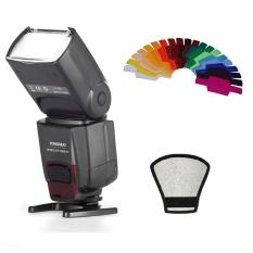 Yongnuo YN-560 IV Flash Speedlite untuk Pentax Olympus DSLR Kamera + Label Gel Filter Warna
