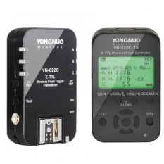 Yongnuo YN-622C + YN-622C-TX KIT Wireless TTL HSS Flash Trigger Untukcanon 1200D 1100D 1000D 800D 750D 650D 600D 550D 500D 5D II &-Intl