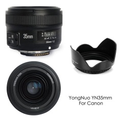 Yongnuo YN35MM F2 Sudut Lebar Besar Bukaan Otomatis Fokus Lensa For Canon EOS Kamera