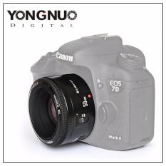 Yongnuo YN50mm F1.8 Lensa Aperture Besar Auto Lensa Fokus untuk Canon EF Gunung Eos Kamera