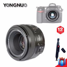 YONGNUO YN50mm F1.8 Lensa Bukaan Besar Otomatis Mounting untuk Kamera Nikon EF EOS