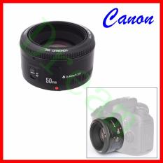 YONGNUO YN50mm F1.8 Lensa Lensa Bingkai Standar Lensa Bukaan Besar Standar Canon EOS 60D 70D 5D2 5D3 7D2 750D Kamera DSLR 650D