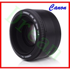 YONGNUO YN50mm F1.8 Lensa Lensa Bingkai Standar Lensa Bukaan Besar Standar Canon EOS 60D 70D 5D2 5D3 7D2 750D Kamera DSLR 650D