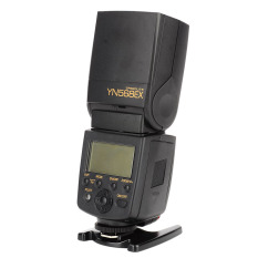 YongNuo YN568EX 2.0 inci LCD High-Speed 1/8000 sinkronisasi TTL Flashgun untuk Digital Nikon DSLR hitam