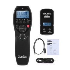 Youpro VT-2 Nirkabel Pengendali Jarak Jauh Komandan Penghitung Waktu LCD Pelepasan Rana Pemancar Penerima Video untuk Sony A7 A7R A7S A7 II A7S II A7R II A58 a6300 RX100 Series Camera Camcorder-Intl
