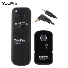 YouPro YP-860 E3 2.4G Wireless Remote Control Shutter Release Transmitter Receiver 16 Channels for Canon 550D 600D 650D 700D 760D 750D 70D 7D2 60D 1100D 1200D 500D 450D Rebel T2i T3i T4i T5i for Pentax Samsung Contax DSLR Camera - intl