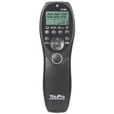 YouPro YP-880 S2 Kabel Pelepas Rana Kamera Remote For Mengendalikan Tampilan LCD Penunjuk Waktu Sony A58 A7R A7 A7II A7RII A7SII A7S A6000 A5000 A5100 A3000 RX110II DSLR