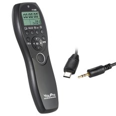 YP-880 S2 Kamera Kabel Pelepasan Rana Timer Pengendali Jarak Jauh Layar LCD untuk Sony A58 A7R A7 A7II A7RII A7SII A7S A6000 A5000 A5100 A3000 RX110II DSLR Outdoorfree