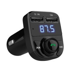 Yukufus Kobwa Bluetooth FM Transmitter, Pengisi Daya Mobil Bebas Genggam dan MP3 Pemain, 3.1A Dual Karburator Tecumseh Apple, Android kartu Tf dan Paling Aplikasi Musik-Intl