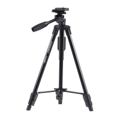 YUNTENG 5208 Portable Aluminium Paduan Ringan Tripod Wireless Remote Control Shutter dengan Universal Smartphone Mount Kapasitas Beban 1.5 Kg untuk sony ILDC Kamera Digital Outdoorfree