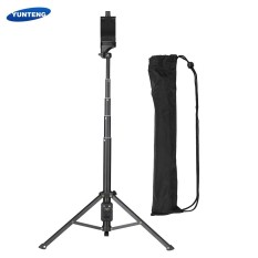 YUNTENG VCT-1688 2in1 Portable Mini Ponsel Selfie Stick Tabletop Tripod dengan Remote Controller untuk IPhone Samsung Huawei 52mm- 102mm Lebar Smartphone untuk DSLR ILDC Kamera Action Camera Max. Beban 5 Kg Outdoorfree-Intl