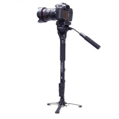 Yunteng VCT-288 Fotografi Tripod Monopod & Fluid Pan Kepala & Unipod Penahan untuk Canon Nikon Kamera-Internasional