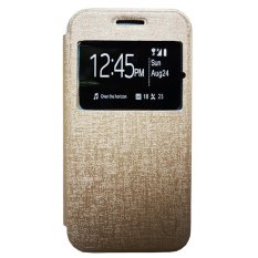 Zagbox Flip Cover Advan T1G - Gold