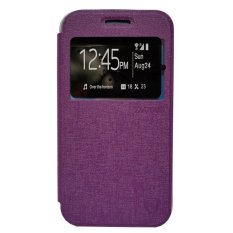 Zagbox Flip Cover Advan T1G - Ungu