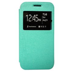 Zagbox Flip Cover for Oppo Mirror 3 - Hijau Tosca