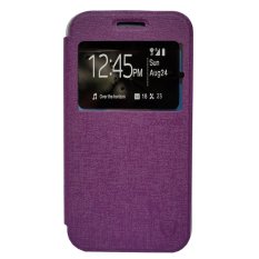 Zagbox Flip Cover for Oppo R1 X - Ungu