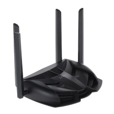 Zapo Ganda-Tali Wifi Router AC 1200 Mbps Sinyal Kuat 2.4G 5G Game Nirkabel Router 4 Putar antena USB Penyimpanan Mengajukan Repeater U.s. Steker Hitam-Internasional