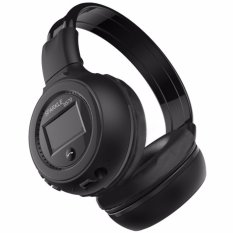 Zealot B570 Wireless Bluetooth Headphone Dengan FM TF Headphones Earphone Headset Musik Lagu MP3 Smartphone Handphone iPhone Peralatan Audio Video Music Nyaman Fleksibel Ringan Bisa Dilipat Battery BL-5B 600mAh 3.5mm Aux Port - Hitam
