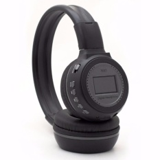 Zealot N85 Headphone with FM Radio TF Slot & Mic Portable Design Headset Flexible Headband Nyaman with Slot Micro SD Bisa Dilipat Port 3.5mm for Smartphone Handphone Komputer Laptop LED Light Mendengarkan Musik FM Radio MP3 Audio Video Earphone - Black