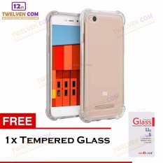Zenblade Anti Shock Anti Crack Softcase Casing for Xiaomi Redmi 4A + Free Tempered Glass