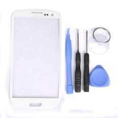 Zhuoda Lensa Layar Kaca Perbaikan Ganti Alat untuk Samsung Galaxy S3 I9300 (Putih)-Intl