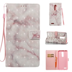 Zoeirc Fashion Marmer Pola Pelindung Berdiri Dompet Kredit Dompet Kartu ID Pemegang Magnetic Flip Folio Pelindung Ponsel Lunak Tpu Kulit PU Ultra Ramping Cocok Case sarung Pelindung untuk ZTE ZMAX Pro/Z981-Intl