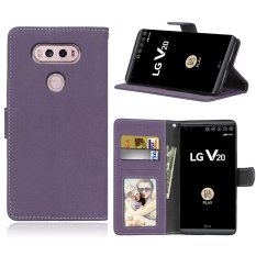 Zoeirc Fashion Pelindung Berdiri Dompet Dompet Kartu Kredit Pemegang Magnetic Flip Folio TPU Lembut Bumper Kulit Case Penutup untuk LG V20/LS997-Intl