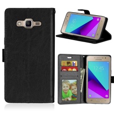 Zoeirc Mewah Pu Kulit Pelindung Pembalik Dompet Case Cover dengan Slot Kartu dan Berdiri untuk Samsung GALAXY Grand Prime Plus/J2 Perdana/ g532F-Intl