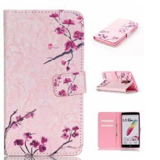 Zoeirc Pelindung Berdiri Dompet Dompet Kartu Kredit Pemegang Magnetic Flip Folio TPU Soft Bumper PU Leather Ultra Slim Fit Case Cover untuk LG G4 Stylus LG G Stylo Case LS770 H635-Intl
