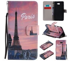 Zoeirc Protective Stand Wallet Purse Credit Card ID Holders Magnetic Flip Folio TPU Soft Bumper PU Leather Ultra Slim Fit Case Cover for Samsung Galaxy J7 Prime / On7 2016