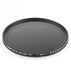 Zomei 77mm Ultra Slim ND2-ND400 Filter Reduction WithAdjustableLight Stepless Zero Distortion - intl