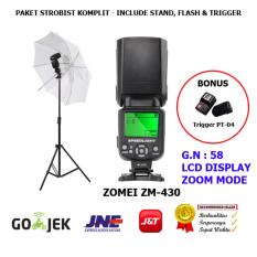 Zomei Flash ZM-430 Paket Strobist Komplit dan Murah for Canon-Nikon