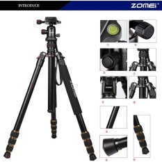 Zomei Q666 Kamera Tripod Aluminium Ball Head untuk SLR DSLR Kamera Hitam-Internasional