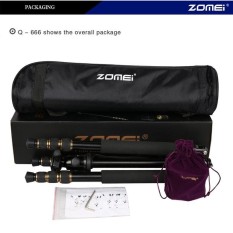 Zomei Q666 Kamera Tripod Aluminium Bola Kepala untuk SLR DSLR Kamera Hitam-Internasional