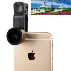 Zomei Universal 0.36X Sudut Lebar Lensa dengan Klip untuk iPhone, Samsung HTC, Sony Huawei xiaomi, Meizu (Emas)-Intl
