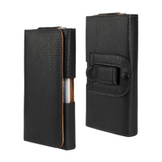 ZTE XINGX 1 HP Pinggang Menggantung Sarung Kulit Tergantung Pinggang Jenis XINGX 2 HP Tergantung Pinggang Tas Pria Pada Sabuk Jaket
