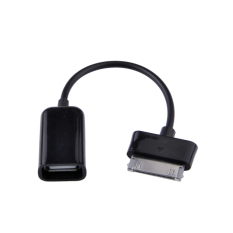 ZUNCLE USB OTG kabel adaptor untuk Samsung Galaxy Note 10.1/GT-N8000/Galaxy Tab 2/P5100 - Hitam