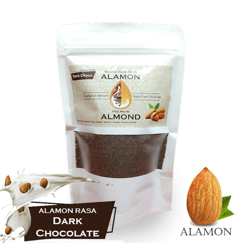 Alamon DARK CHOCOLATE Susu Almond Bubuk / ASI Booster & Brain Nutrition