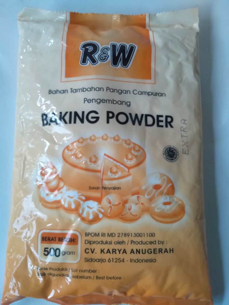 Arjuna14 Rajawali R&W Baking Powder 500Gr Pengembang Lazada Indonesia