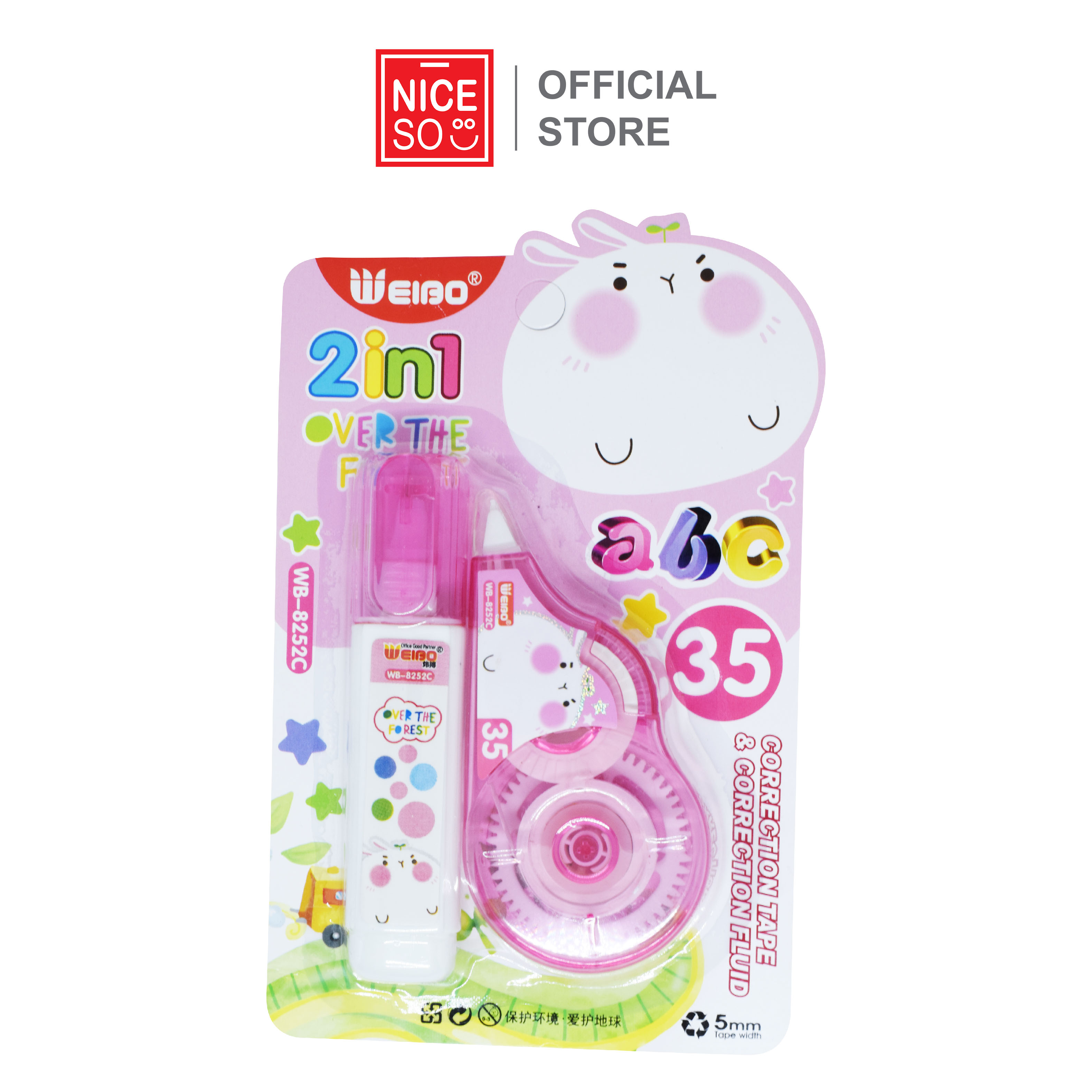 Niceso Official Correction Tape + Fluid Wb-8252C | Lazada Indonesia